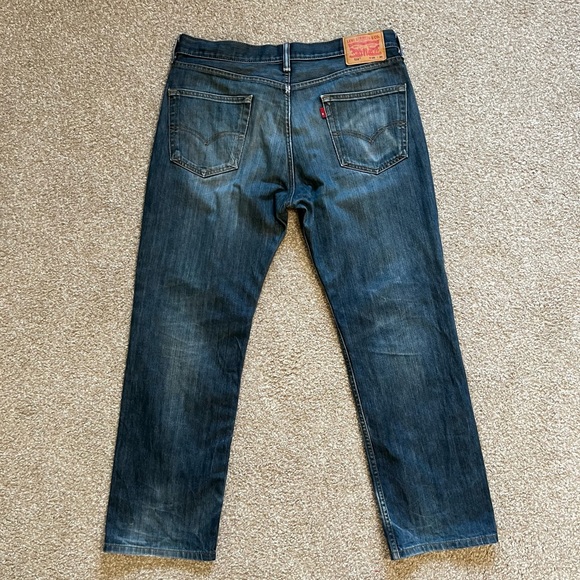 Mens Levi’s 514 Denim Jeans, Pre-Worn in very good shape - size W36 X L30 - Picture 7 of 13